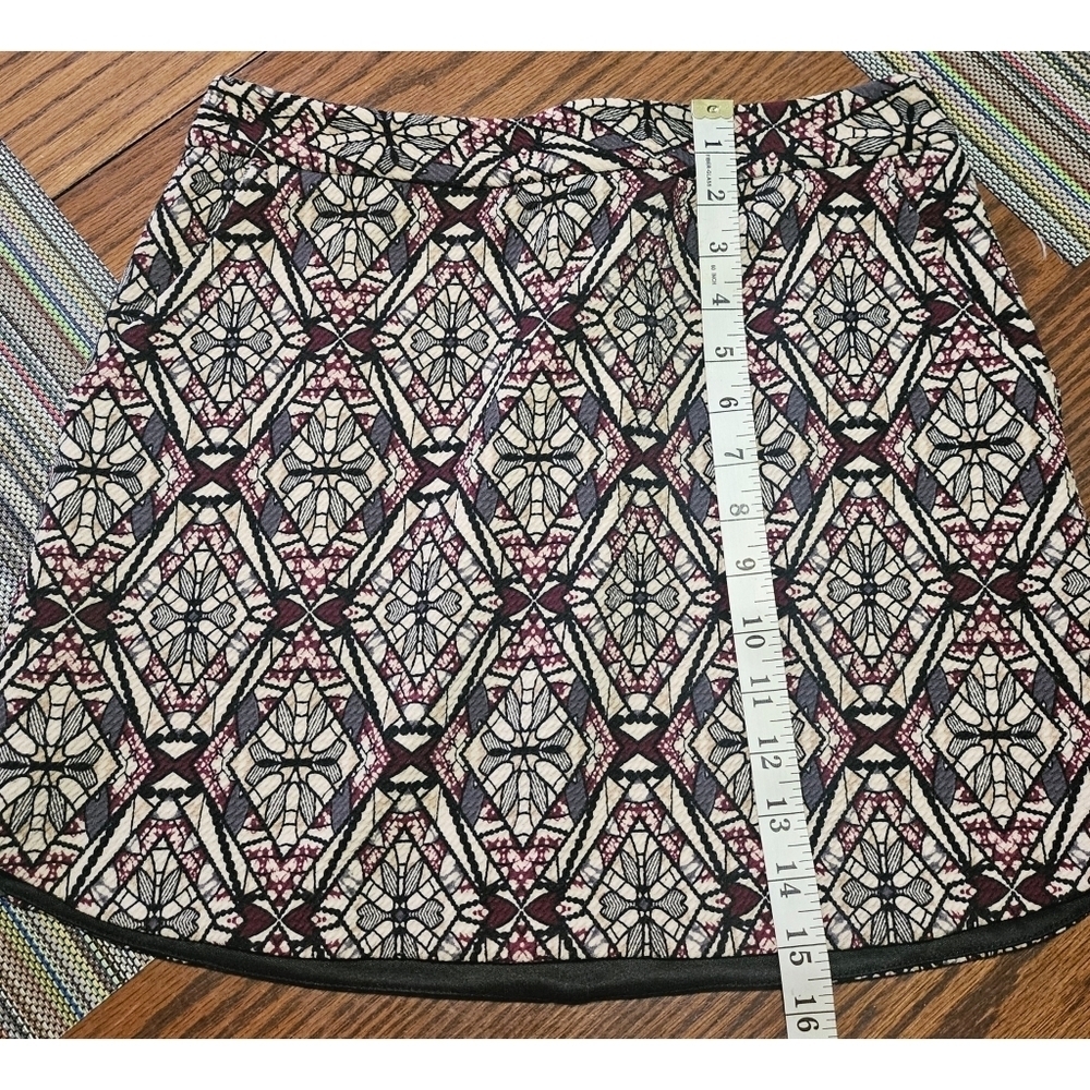 Lush Patterned Mini Skirt - Picture 7 of 8